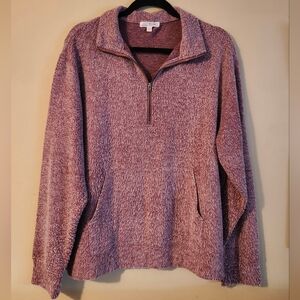 Nine Britton Hana Quarter Zip Cozy Knit Top